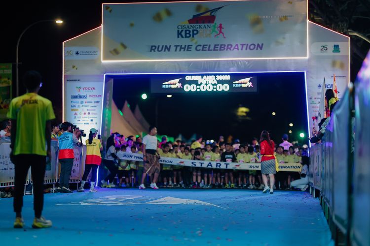Race photo from CISANGKAN KBP CITY RUN 2025