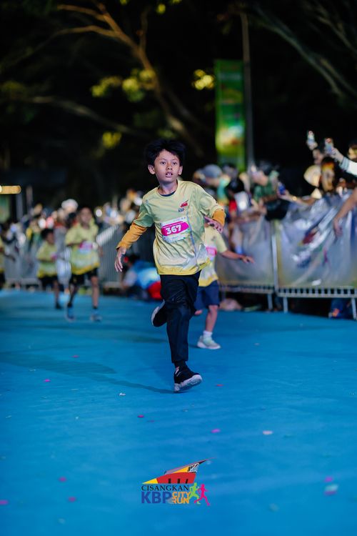 Race photo from CISANGKAN KBP CITY RUN 2025