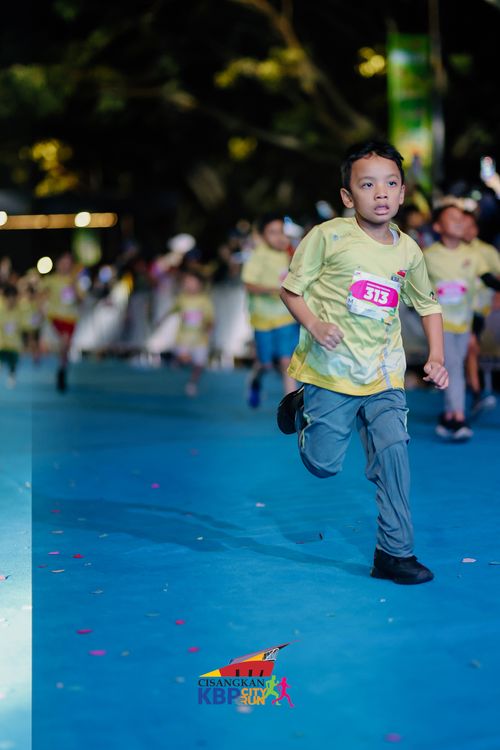 Race photo from CISANGKAN KBP CITY RUN 2025