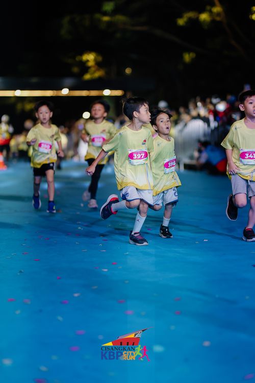 Race photo from CISANGKAN KBP CITY RUN 2025