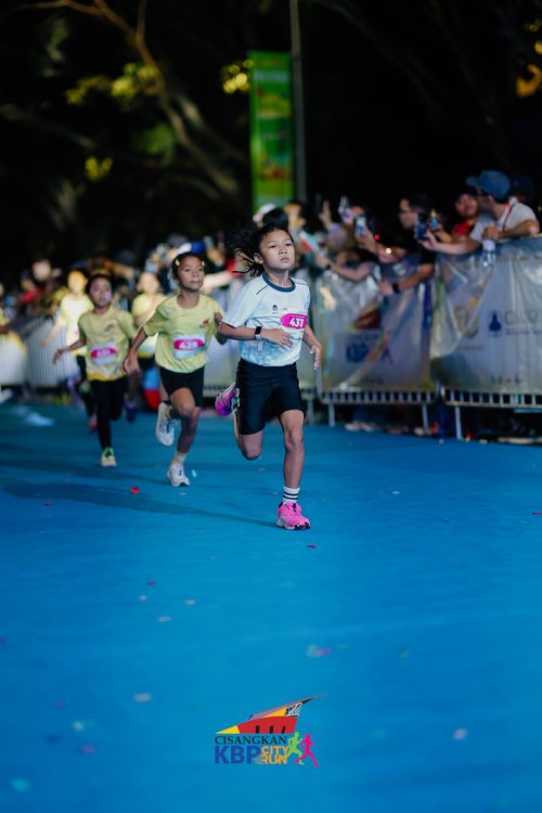 Race photo from CISANGKAN KBP CITY RUN 2025