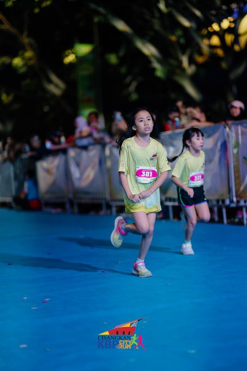 Race photo from CISANGKAN KBP CITY RUN 2025