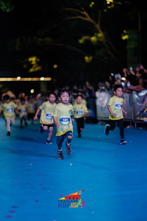 Race photo from CISANGKAN KBP CITY RUN 2025