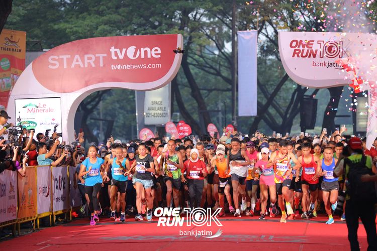 Race photo from ONE RUN 10 K