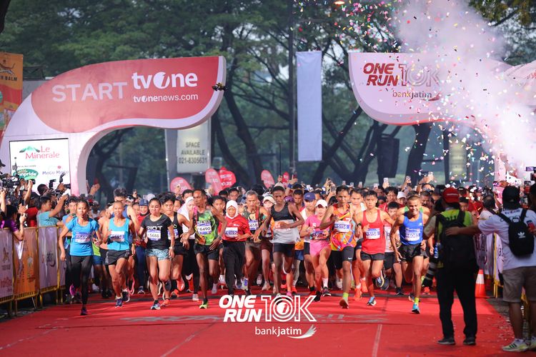 Race photo from ONE RUN 10 K