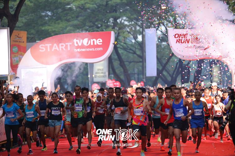 Race photo from ONE RUN 10 K