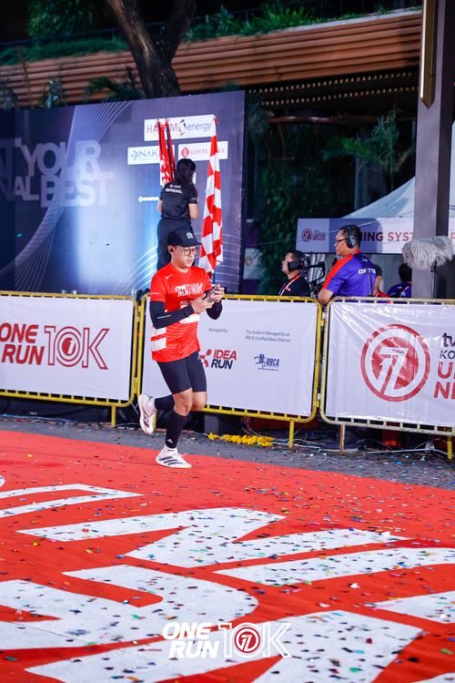 Race photo from ONE RUN 10K 2025