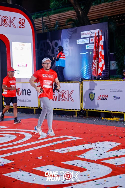 Race photo from ONE RUN 10K 2025
