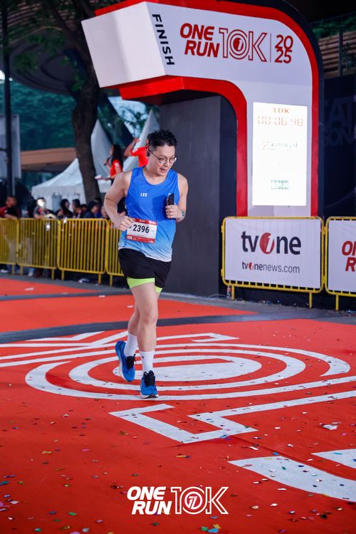 Race photo from ONE RUN 10K 2025