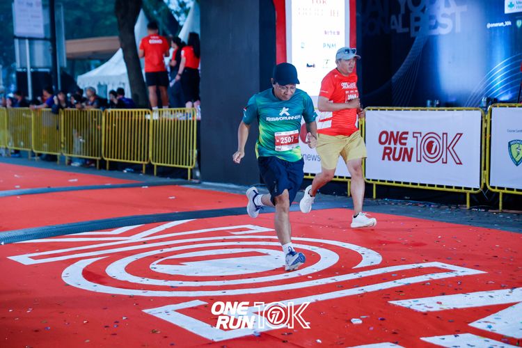 Race photo from ONE RUN 10K 2025