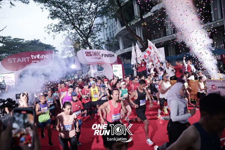 Race photo from ONE RUN 10 K