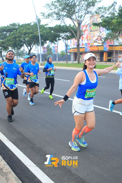 Race photo from ISOPlus Run 2024 Jakarta