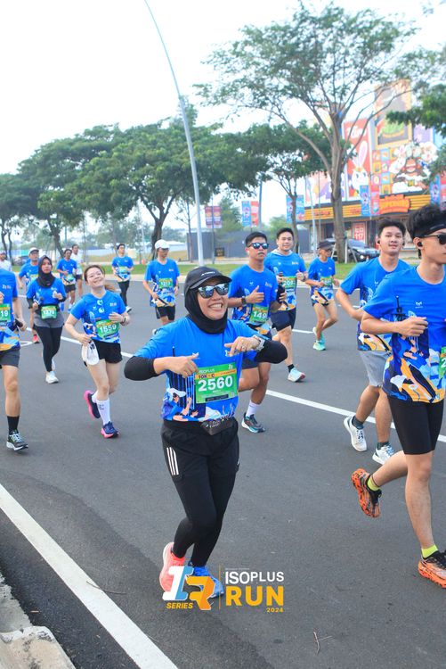 Race photo from ISOPlus Run 2024 Jakarta