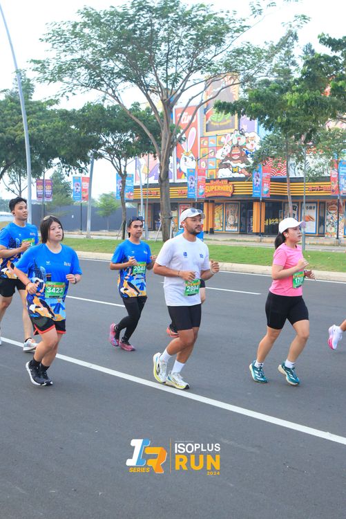 Race photo from ISOPlus Run 2024 Jakarta