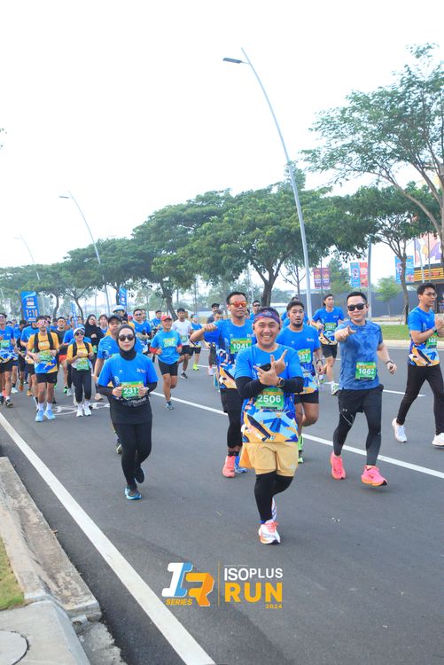 Race photo from ISOPlus Run 2024 Jakarta