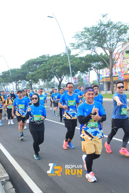Race photo from ISOPlus Run 2024 Jakarta