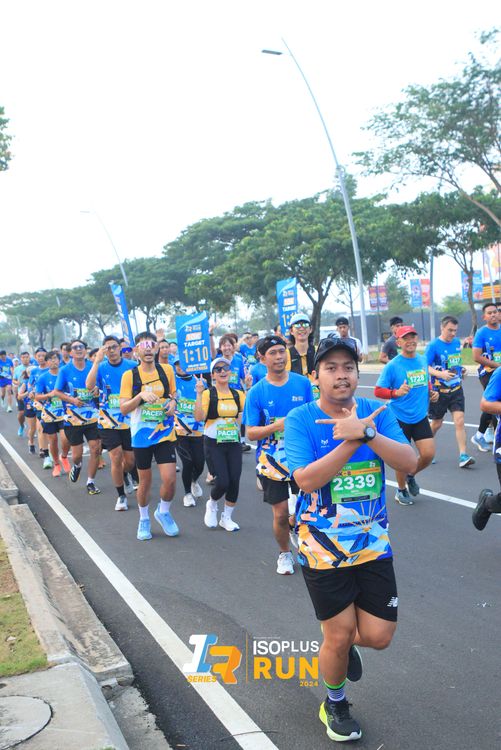 Race photo from ISOPlus Run 2024 Jakarta
