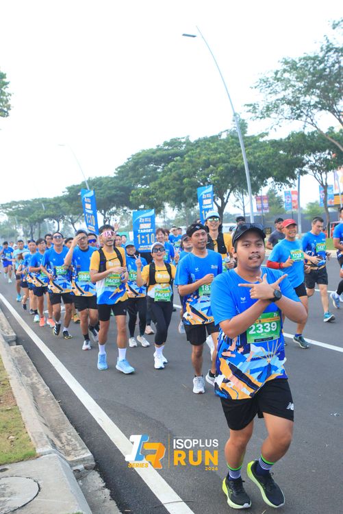 Race photo from ISOPlus Run 2024 Jakarta