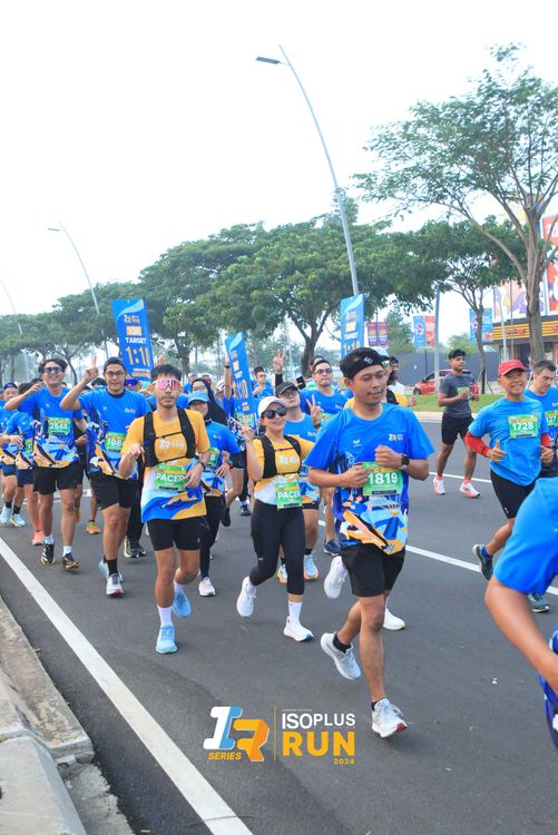 Race photo from ISOPlus Run 2024 Jakarta