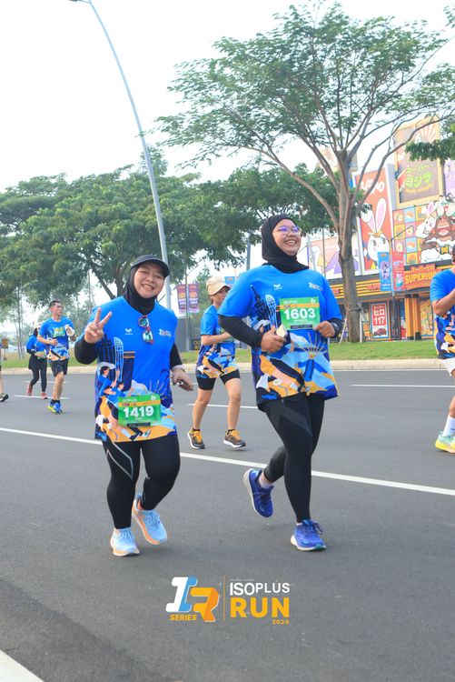 Race photo from ISOPlus Run 2024 Jakarta