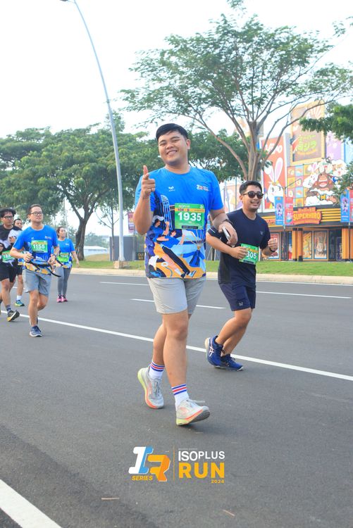 Race photo from ISOPlus Run 2024 Jakarta