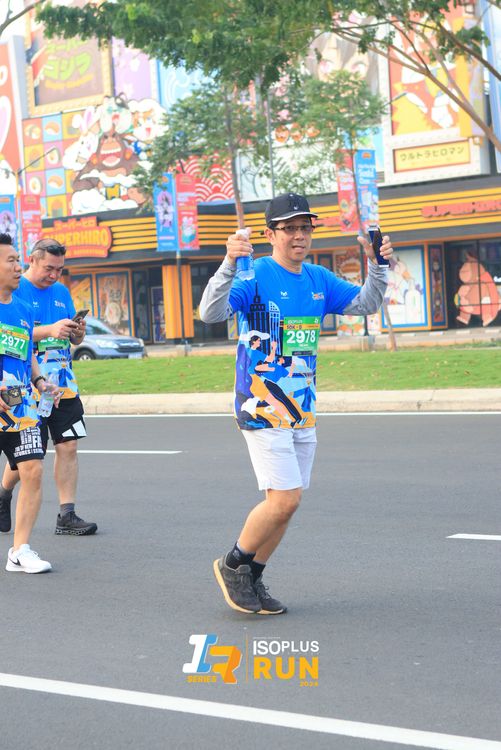Race photo from ISOPlus Run 2024 Jakarta