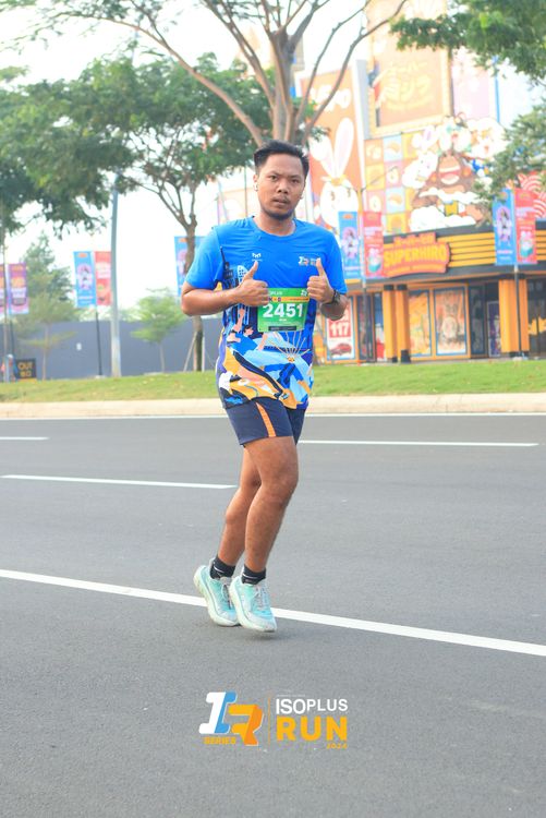 Race photo from ISOPlus Run 2024 Jakarta