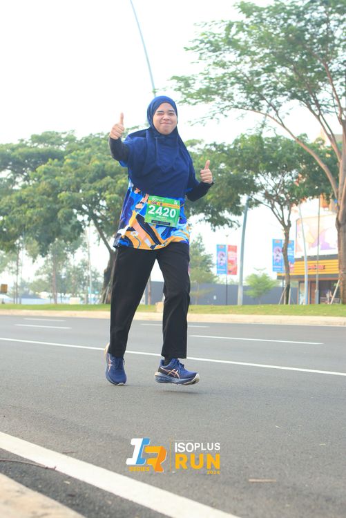 Race photo from ISOPlus Run 2024 Jakarta