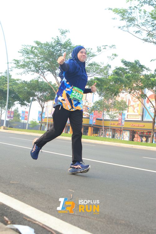 Race photo from ISOPlus Run 2024 Jakarta