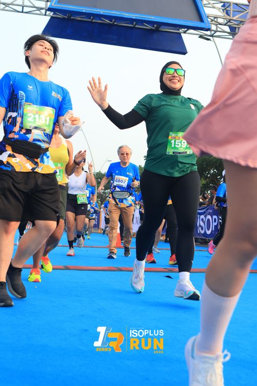 Race photo from ISOPlus Run 2024 Jakarta