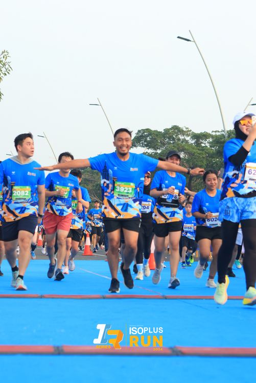 Race photo from ISOPlus Run 2024 Jakarta