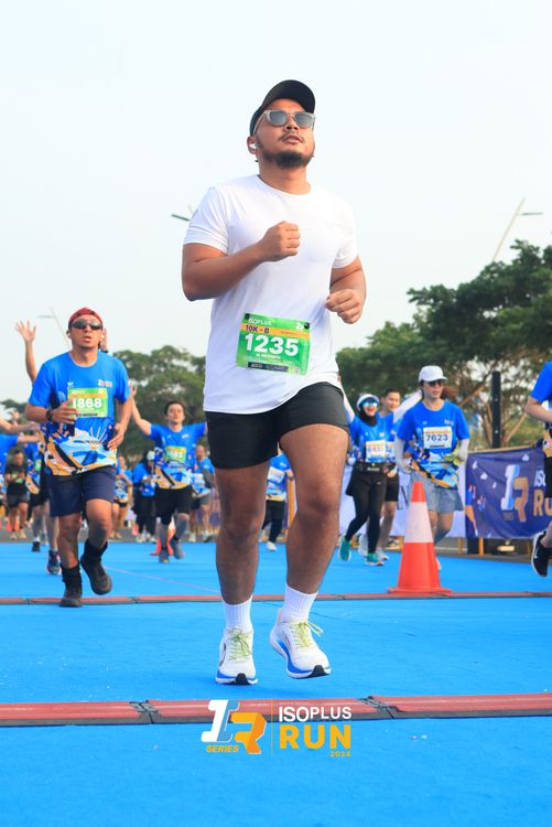 Race photo from ISOPlus Run 2024 Jakarta
