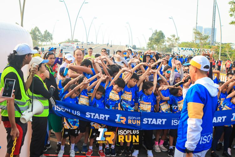 Race photo from ISOPlus Run 2024 Jakarta