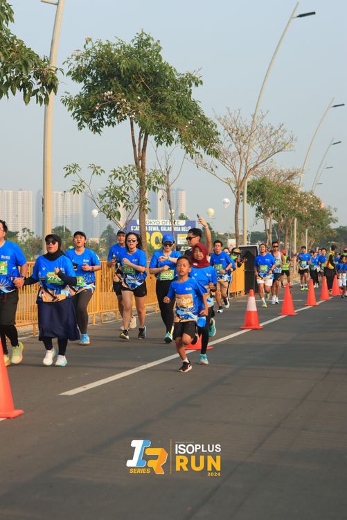 Race photo from ISOPlus Run 2024 Jakarta