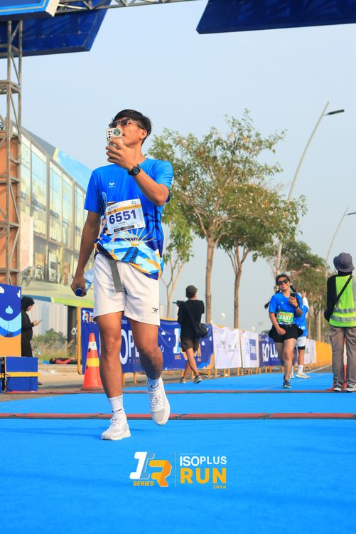 Race photo from ISOPlus Run 2024 Jakarta