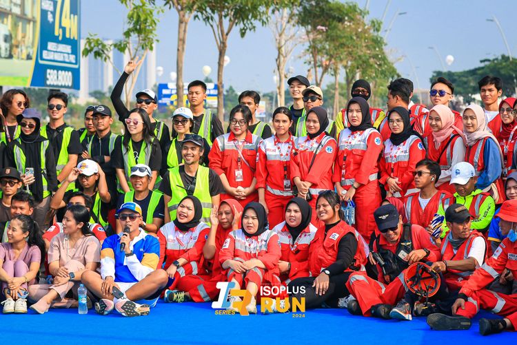 Race photo from ISOPlus Run 2024 Jakarta