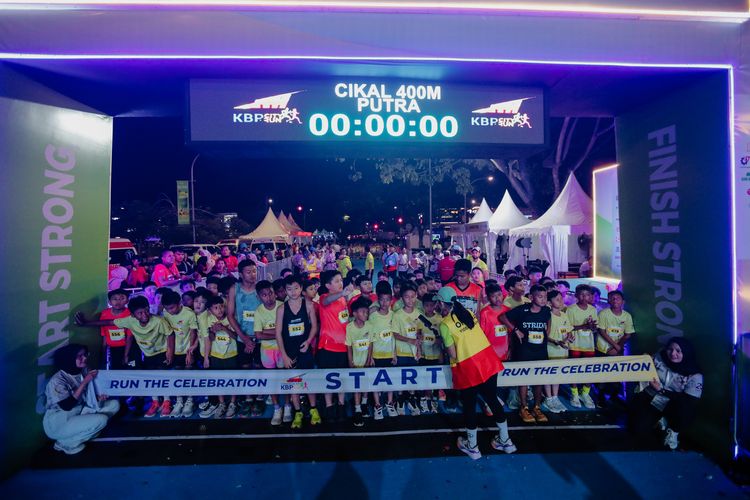 Race photo from CISANGKAN KBP CITY RUN 2025