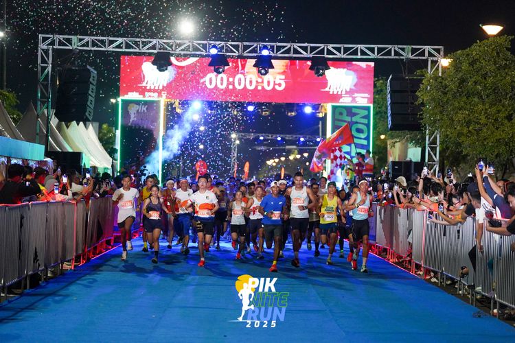 Race photo from PIK NITE RUN 2025