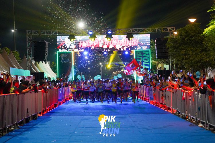 Race photo from PIK NITE RUN 2025