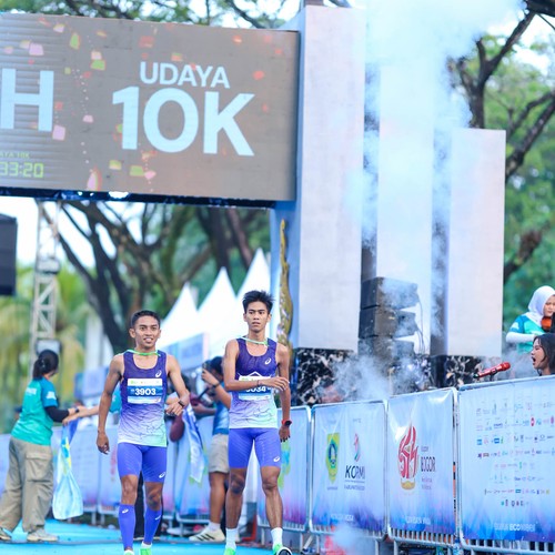 Race photo from BOGORUN 2026