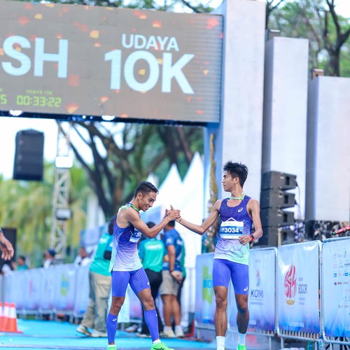 Race photo from BOGORUN 2026