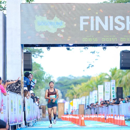 Race photo from BOGORUN 2026