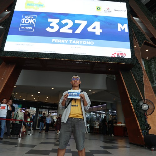 Race photo from BOGORUN 2026