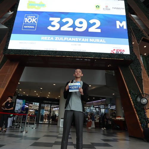Race photo from BOGORUN 2026