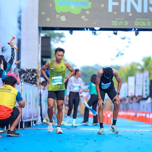 Race photo from BOGORUN 2026