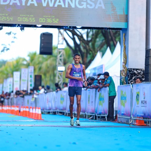 Race photo from BOGORUN 2026