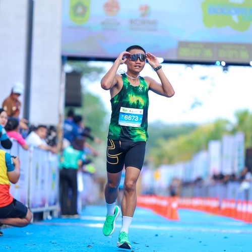 Race photo from BOGORUN 2026