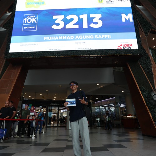 Race photo from BOGORUN 2026