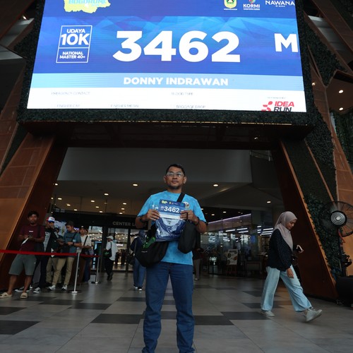Race photo from BOGORUN 2026