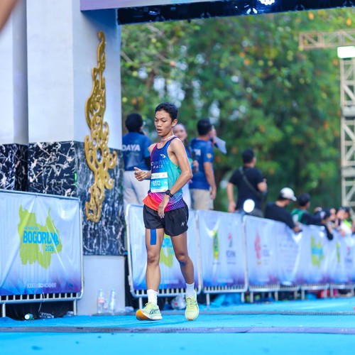 Race photo from BOGORUN 2026